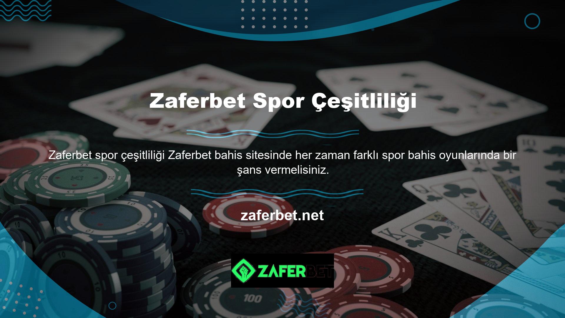 Sitede spor ve casino oyunları gibi farklı oyunlar oynayabilirsiniz